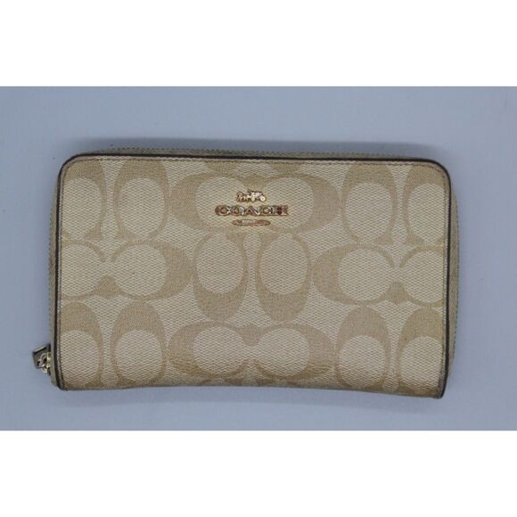 COACH ZIP AROUND WALLET - Picture 1 of 6